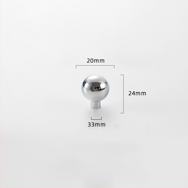 Misiņa garderobes rokturis, apaļš, ar vienu atveri, hromēts pārklājums