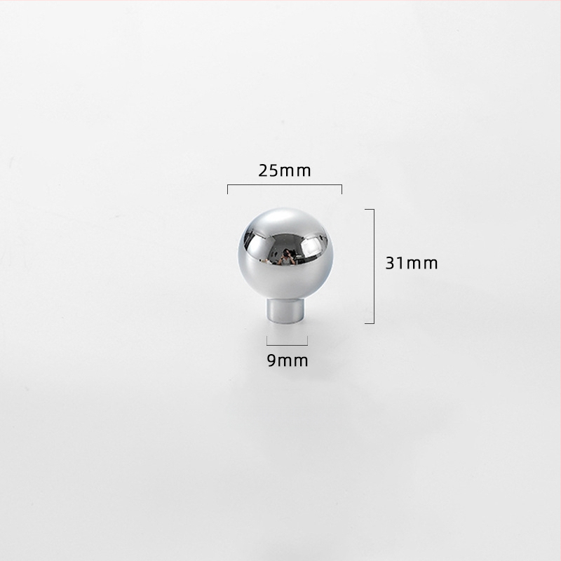 Misiņa garderobes rokturis, apaļš, ar vienu atveri, hromēts pārklājums