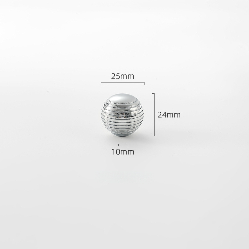 Misiņa garderobes rokturis, apaļš, ar vienu atveri, hromēts pārklājums