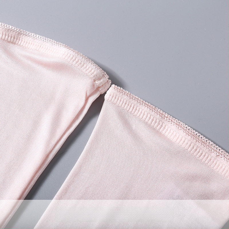 Μακριά γάντια από Mulberry μετάξι για ηλιοπροστασία – Μονόχρωμο σχέδιο, Γυναίκες, κατάλληλα για καλοκαίρι, άνοιξη και φθινόπωρο