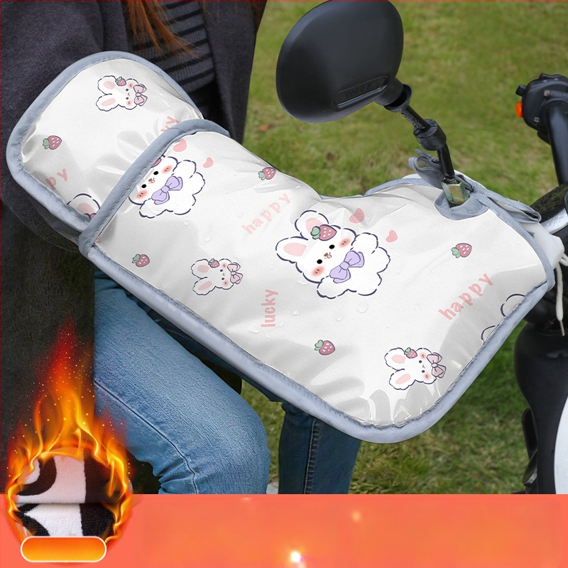 Γάντια ποδηλασίας από δέρμα, με χοντρή επένδυση, Unisex, για ποδηλασία (Δέρμα; Χοντρή επένδυση; Unisex; Ενήλικες & Παιδιά; Ποδηλασία)