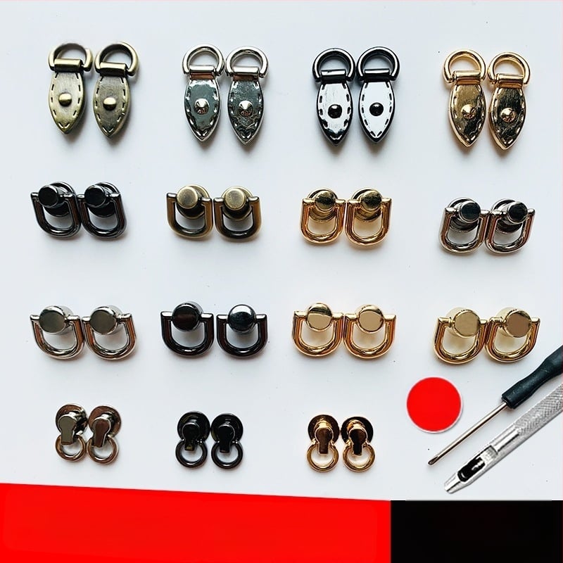 sanmushi τσάντα crossbody με μεταλλική εξάρτηση: γάντζοι για το λουρί, μπαιονέτ αγκίστρια και πλαϊνά κλιπ