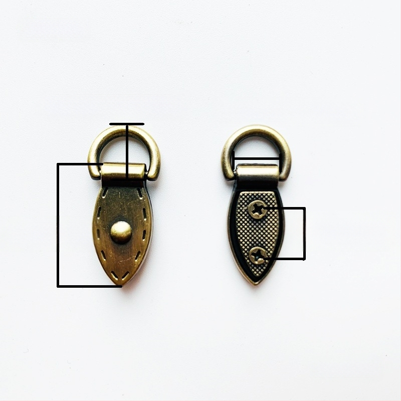 sanmushi τσάντα crossbody με μεταλλική εξάρτηση: γάντζοι για το λουρί, μπαιονέτ αγκίστρια και πλαϊνά κλιπ