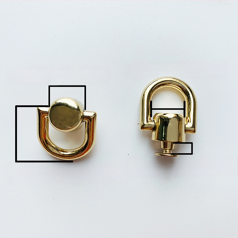 sanmushi τσάντα crossbody με μεταλλική εξάρτηση: γάντζοι για το λουρί, μπαιονέτ αγκίστρια και πλαϊνά κλιπ