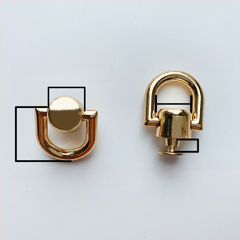 sanmushi τσάντα crossbody με μεταλλική εξάρτηση: γάντζοι για το λουρί, μπαιονέτ αγκίστρια και πλαϊνά κλιπ