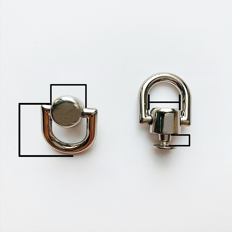 sanmushi τσάντα crossbody με μεταλλική εξάρτηση: γάντζοι για το λουρί, μπαιονέτ αγκίστρια και πλαϊνά κλιπ