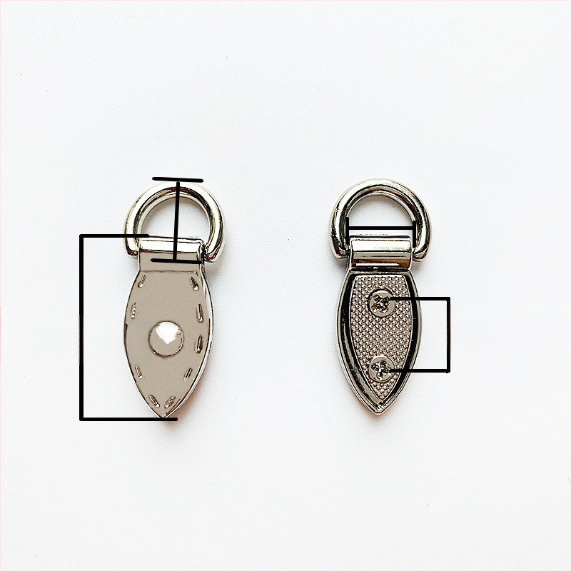 sanmushi τσάντα crossbody με μεταλλική εξάρτηση: γάντζοι για το λουρί, μπαιονέτ αγκίστρια και πλαϊνά κλιπ