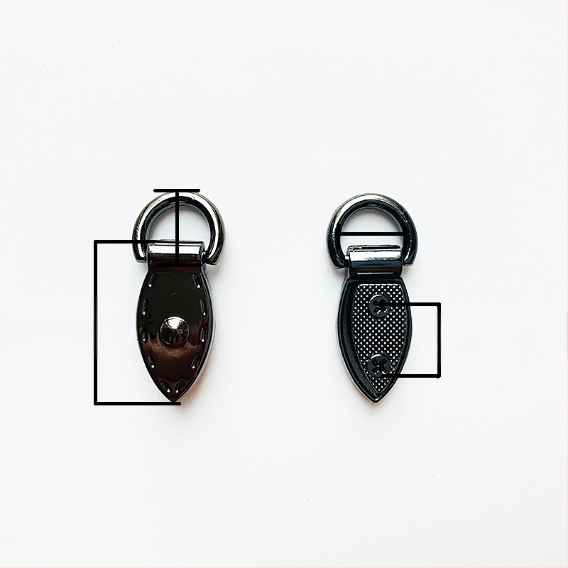 sanmushi τσάντα crossbody με μεταλλική εξάρτηση: γάντζοι για το λουρί, μπαιονέτ αγκίστρια και πλαϊνά κλιπ