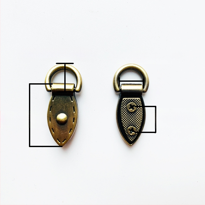 sanmushi τσάντα crossbody με μεταλλική εξάρτηση: γάντζοι για το λουρί, μπαιονέτ αγκίστρια και πλαϊνά κλιπ