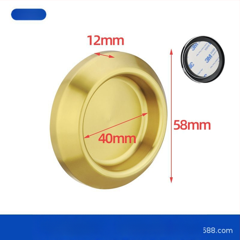 Nerūsējošā tērauda apaļa roktura stikla durvīm, piemērots vannas/dušas kabīnei, moderns minimālisks stils, virsmas: matētas, spīdīgas vai elektroplātētas