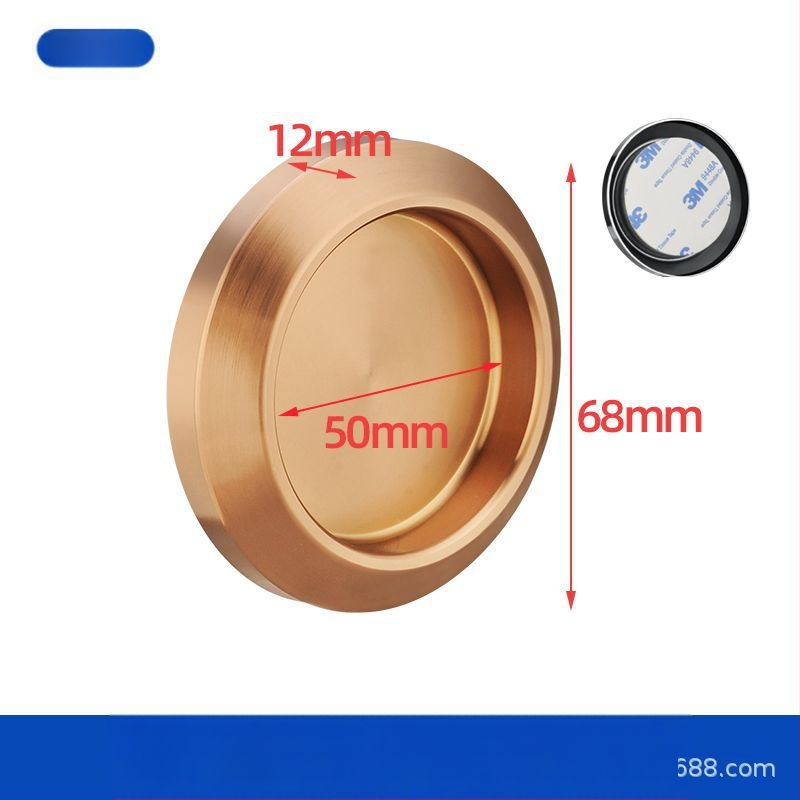 Nerūsējošā tērauda apaļa roktura stikla durvīm, piemērots vannas/dušas kabīnei, moderns minimālisks stils, virsmas: matētas, spīdīgas vai elektroplātētas
