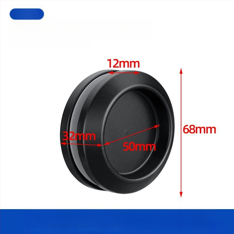 Nerūsējošā tērauda apaļa roktura stikla durvīm, piemērots vannas/dušas kabīnei, moderns minimālisks stils, virsmas: matētas, spīdīgas vai elektroplātētas