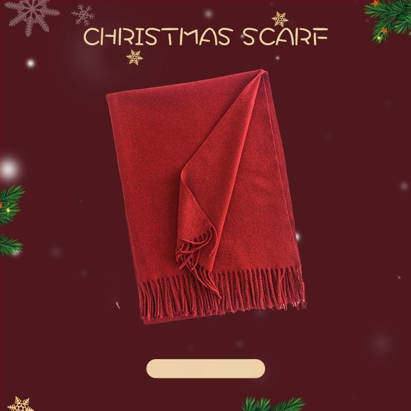 Дамски зимен шал в корейски стил, луксозно усещане, универсално носене (материал: изкуствен кашмир/акрил; сезон: зима; пускане: есен 2024)