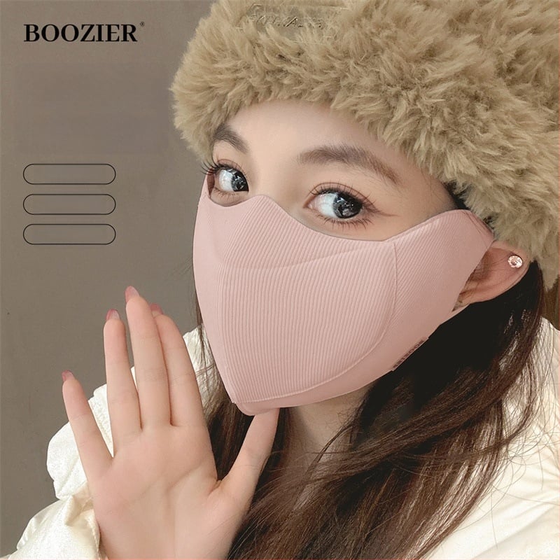 Зимно-есенна ветроустойчива и топла маска за лице с ушна каишка, полиестерно влакно, UPF50+ UV защита, оригинален дизайн