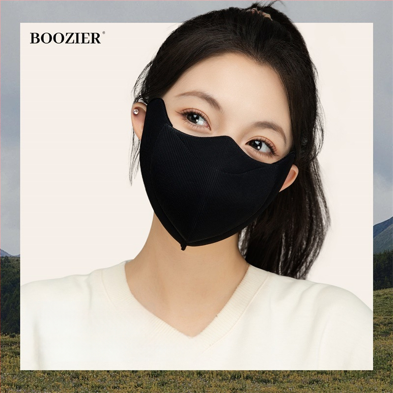 Зимно-есенна ветроустойчива и топла маска за лице с ушна каишка, полиестерно влакно, UPF50+ UV защита, оригинален дизайн