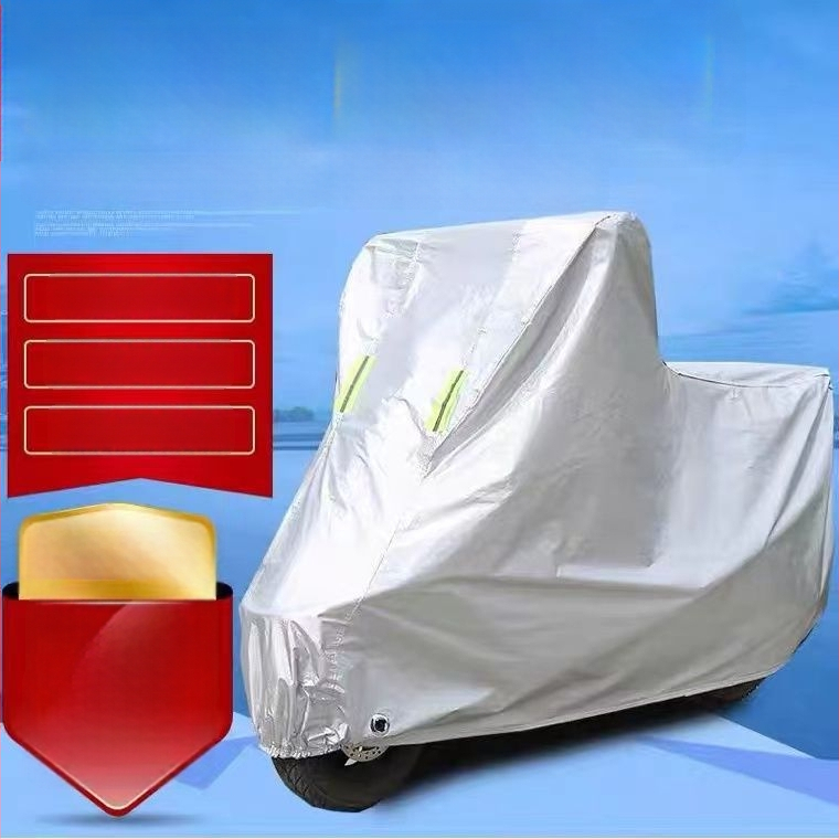 Elektrotransportaļu un motociklu pārsegs – Oxford audums, lietu izturīgs, UV aizsardzība, putekļu izturība, sniega izturība
