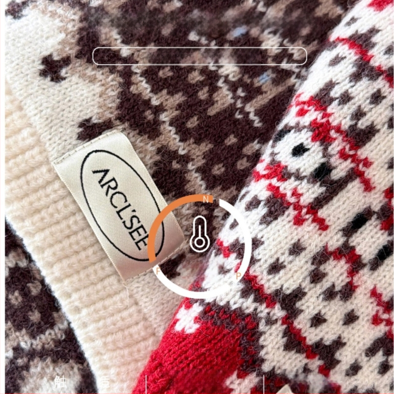 Korea stiilis Fair Isle retro kootud cape naistele, sügis-talv, stiilne ja mitmekülgne välissall