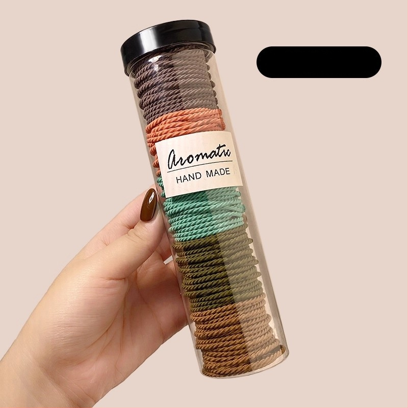 Plaukų aksesuaras aukštai uodegai - apvalus plaukų gumelė, Korėjietiškas stilius, rankų darbas, mišrios medžiagos