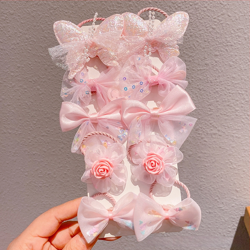 Laste juukseaksessuaar: kangast lillelipp, käsitöö, cartoon-stiilis, külgklips, sobib 0–10-aastastele