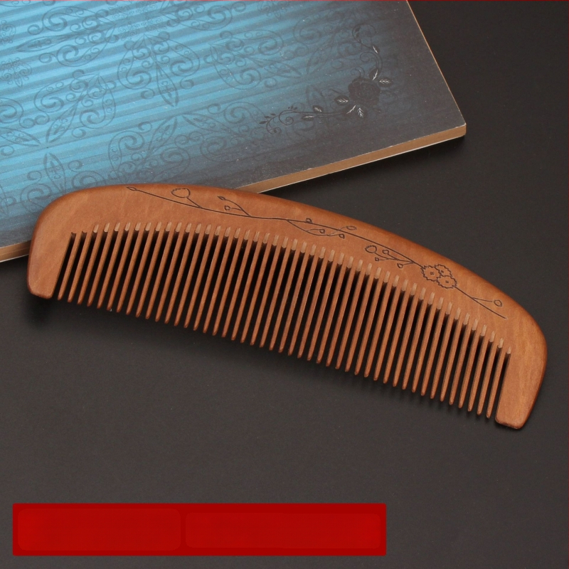 Дървен гребен от махагон, произход Zhejiang