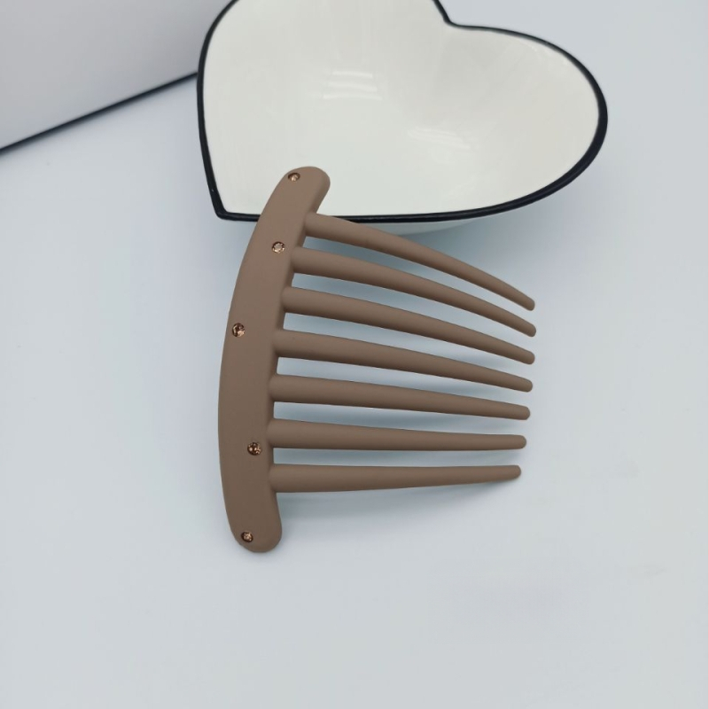 Χτένα μαλλιών με σχήμα U, υλικό PC, ματ φινίρισμα, αντιολισθητικό, κορεάτικο στυλ