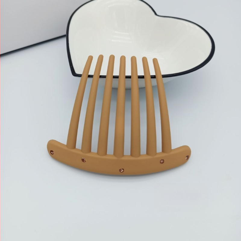 Χτένα μαλλιών με σχήμα U, υλικό PC, ματ φινίρισμα, αντιολισθητικό, κορεάτικο στυλ