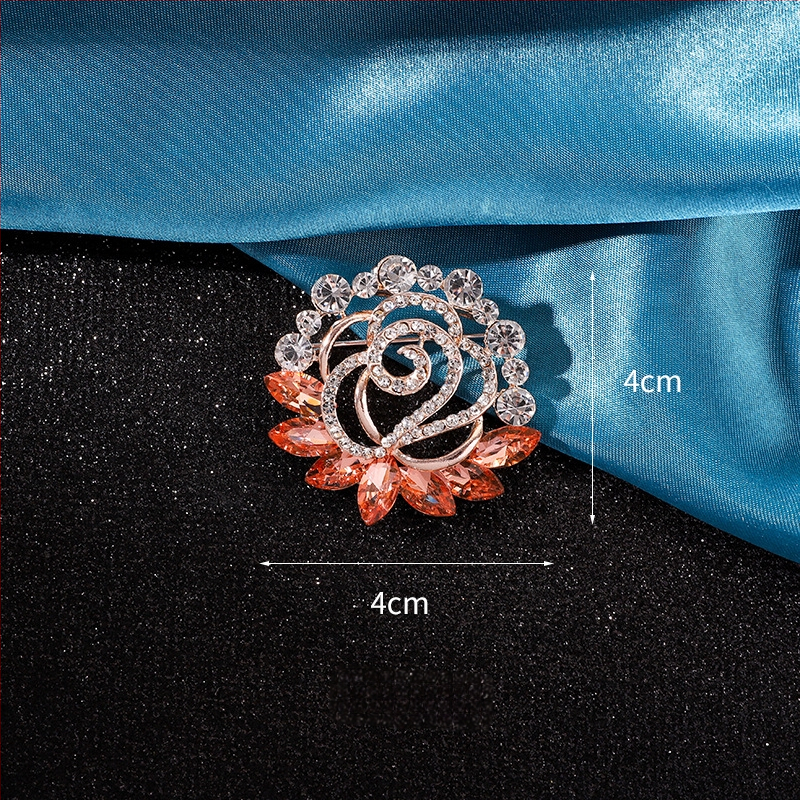 Καρφίτσα για φουλάρι – κράμα, Yusheng, γυναικείο κορεατικό στυλ, ηλεκτροπλατιωμένη επίστρωση, διακόσμηση και πολυλειτουργικότητα