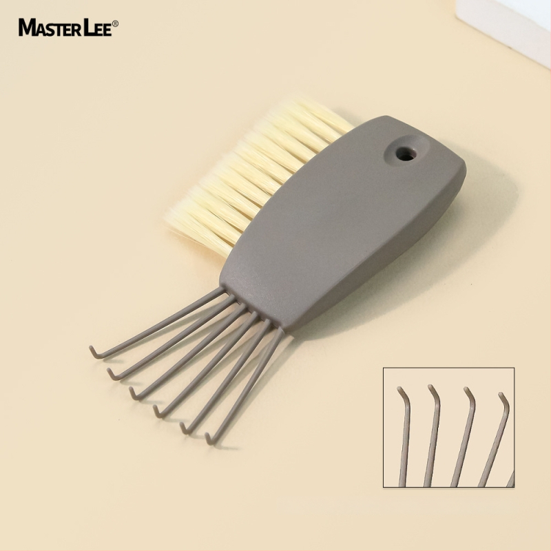 MASTERLEE Πλαστικός Καθαριστικός Χτένας με Αεροκλειστρο για Αφαίρεση Τριχών