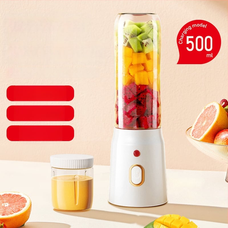 Φορητό κύπελλο αποχυμωτή με ενσωματωμένη μπαταρία, 200 W, 20001–22000 rpm, 5+ λεπίδες, 401–600 ml