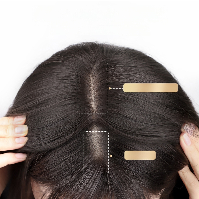 Perucă – păr lung drept cu breton; material: sârmă rezistentă la temperaturi înalte; mecanism de fabricație; Chu Chu