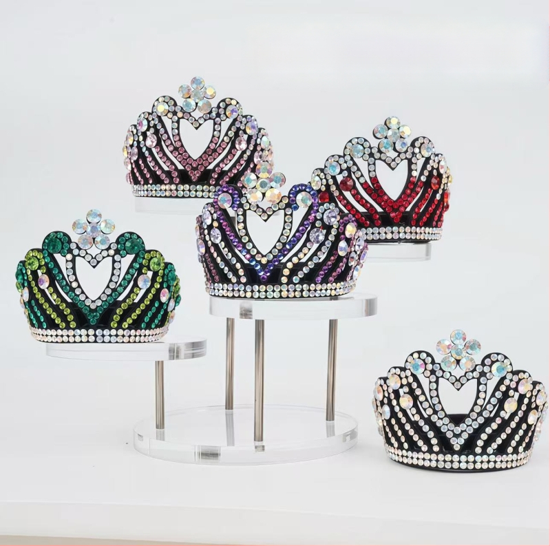 Дантелена корона за коса с еластична лента за сценични изпълнения (Материал: Дантела; Стил: IN style; Технология на обработка: Плетене; Подходящ за: Деца; Марка: Independent)