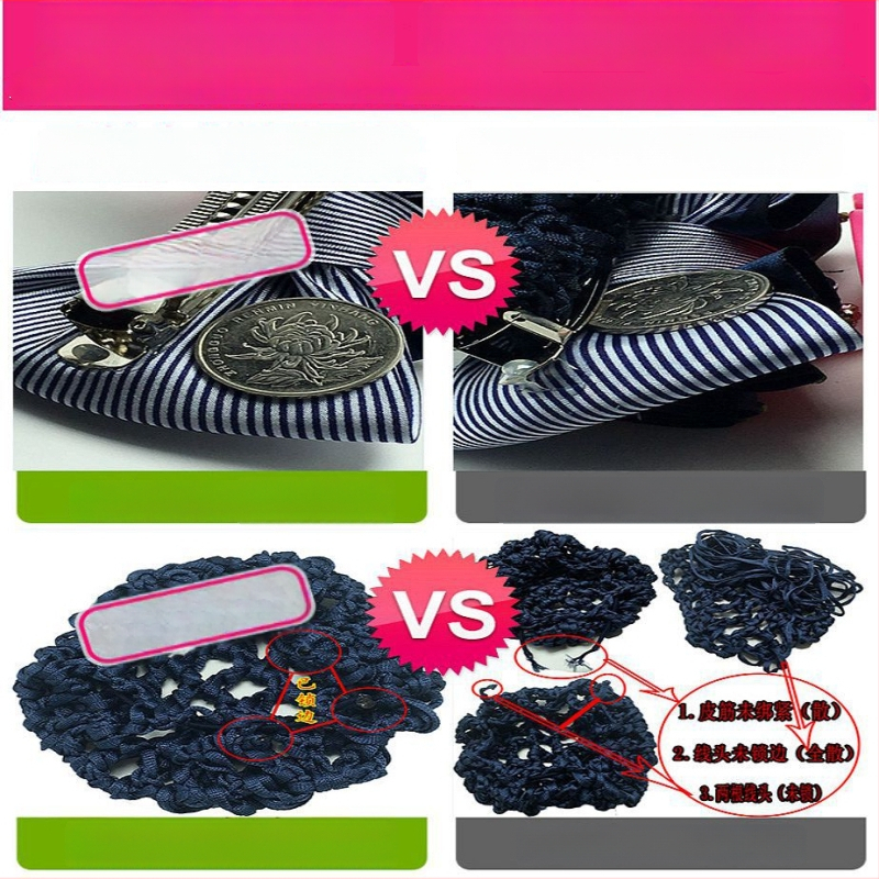 Lilledest juuksevõrk lipsuga, käsitsi valmistatud, jaapani-korea stiil, mudel C07