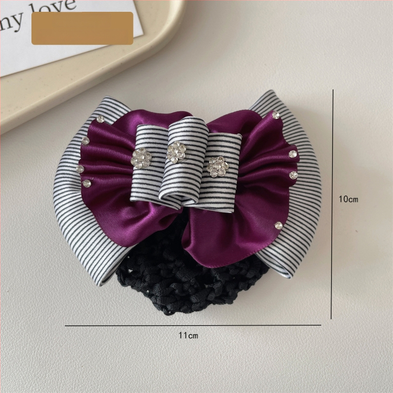 Juukseaksessuaar kristalllille ja võrguga, metallist pael, Fashion OL stiil, FW8029 – Sailing Shadow