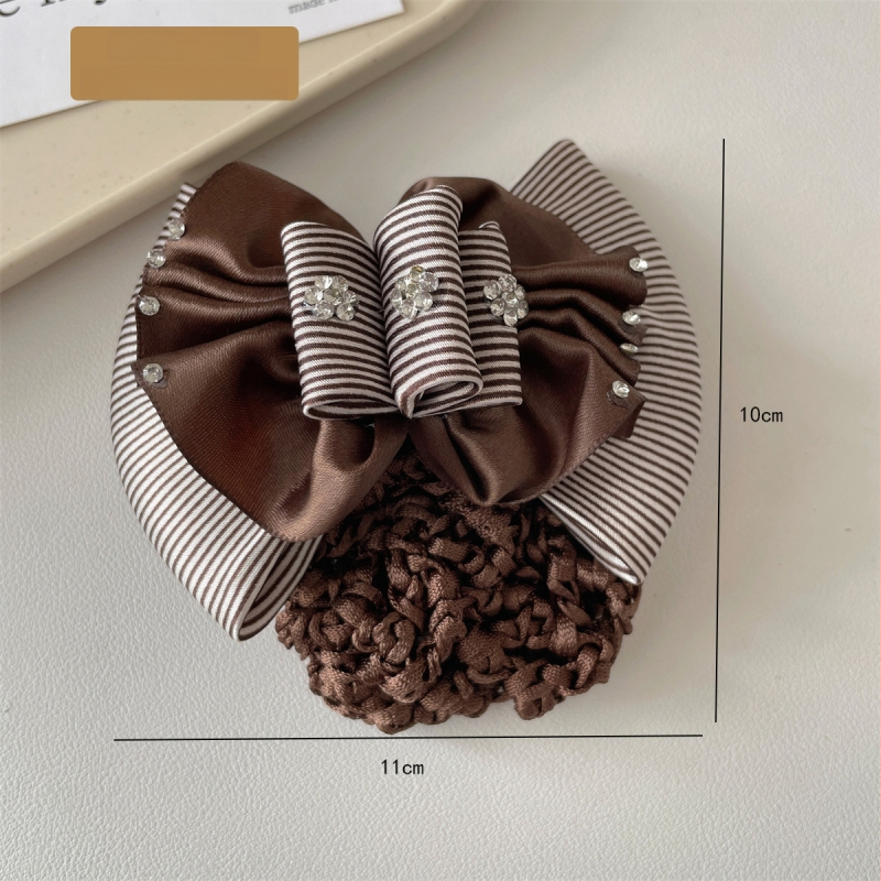 Juukseaksessuaar kristalllille ja võrguga, metallist pael, Fashion OL stiil, FW8029 – Sailing Shadow