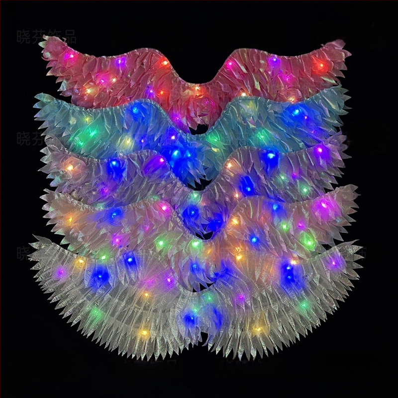 Светещи ангелски крила – пелерина за малка фея, полиестер