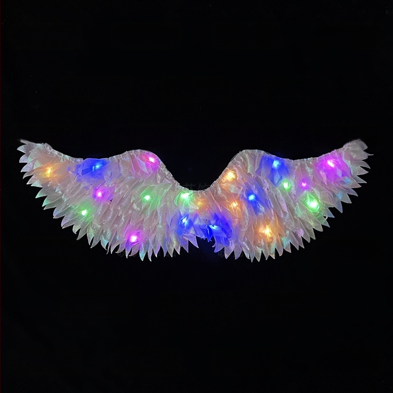 Светещи ангелски крила – пелерина за малка фея, полиестер