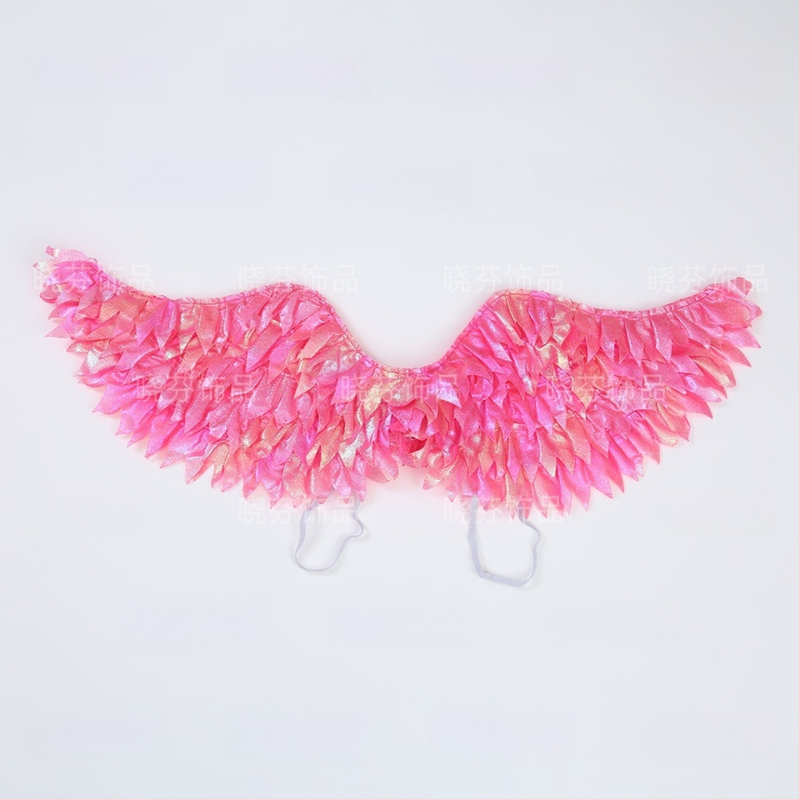 Светещи ангелски крила – пелерина за малка фея, полиестер