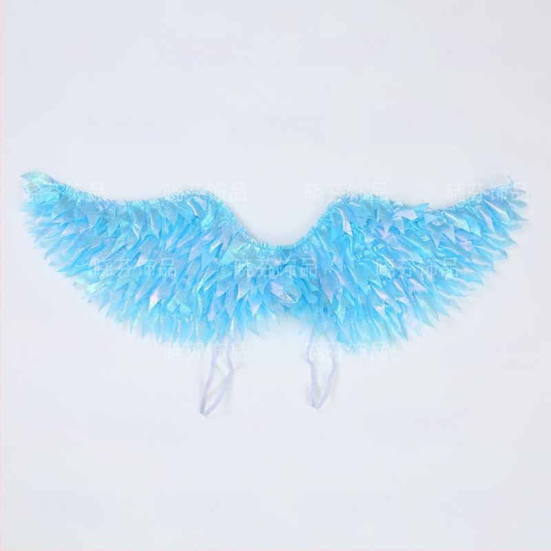 Светещи ангелски крила – пелерина за малка фея, полиестер
