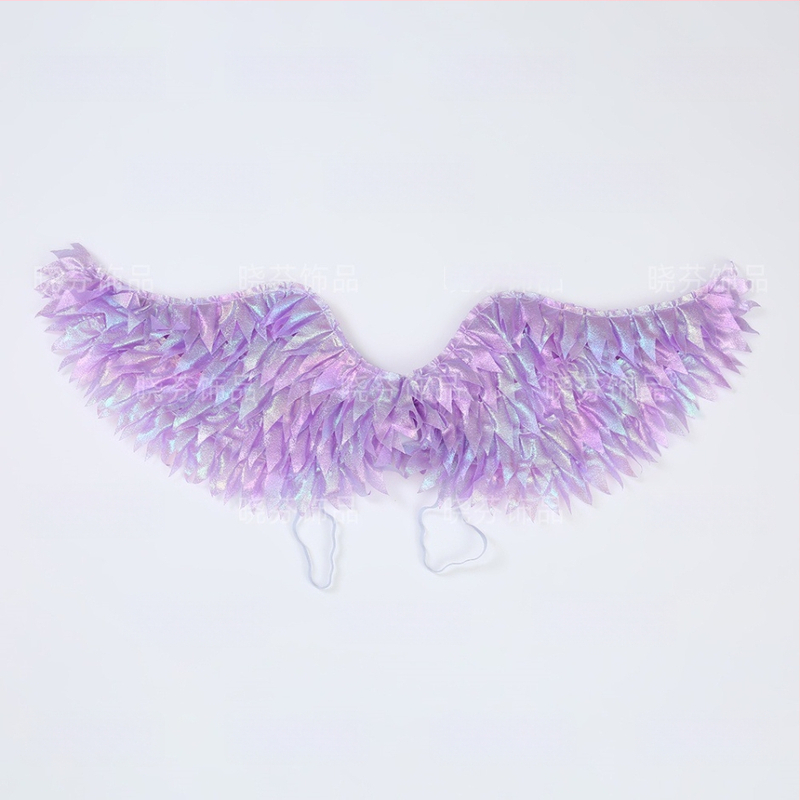 Светещи ангелски крила – пелерина за малка фея, полиестер