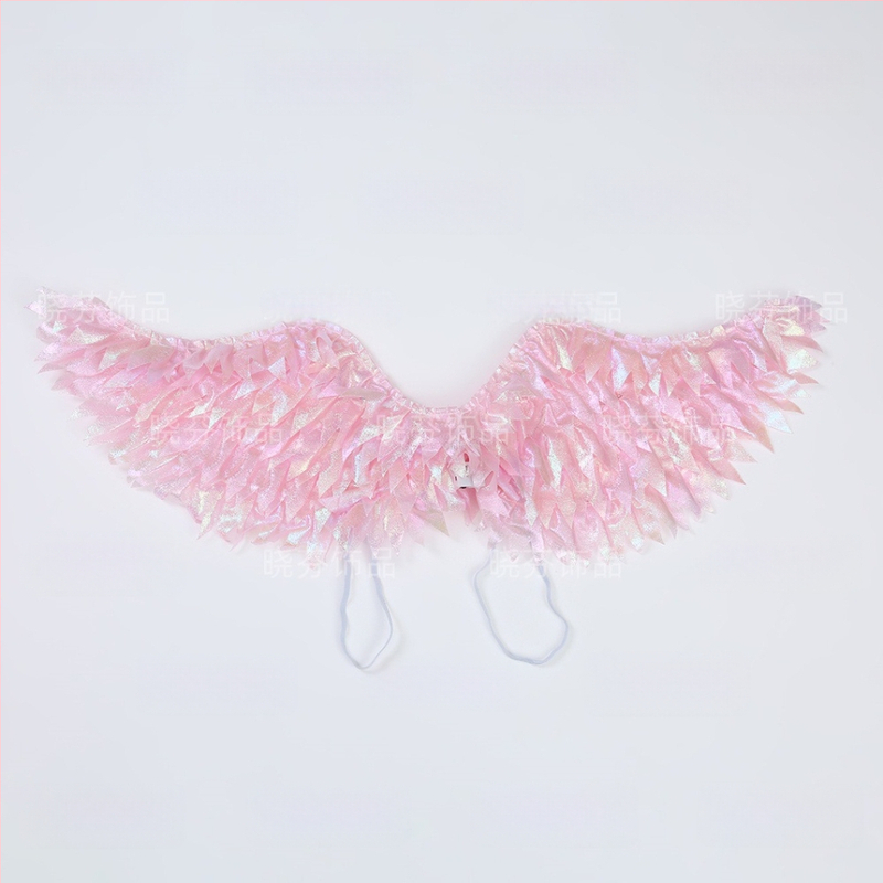 Светещи ангелски крила – пелерина за малка фея, полиестер