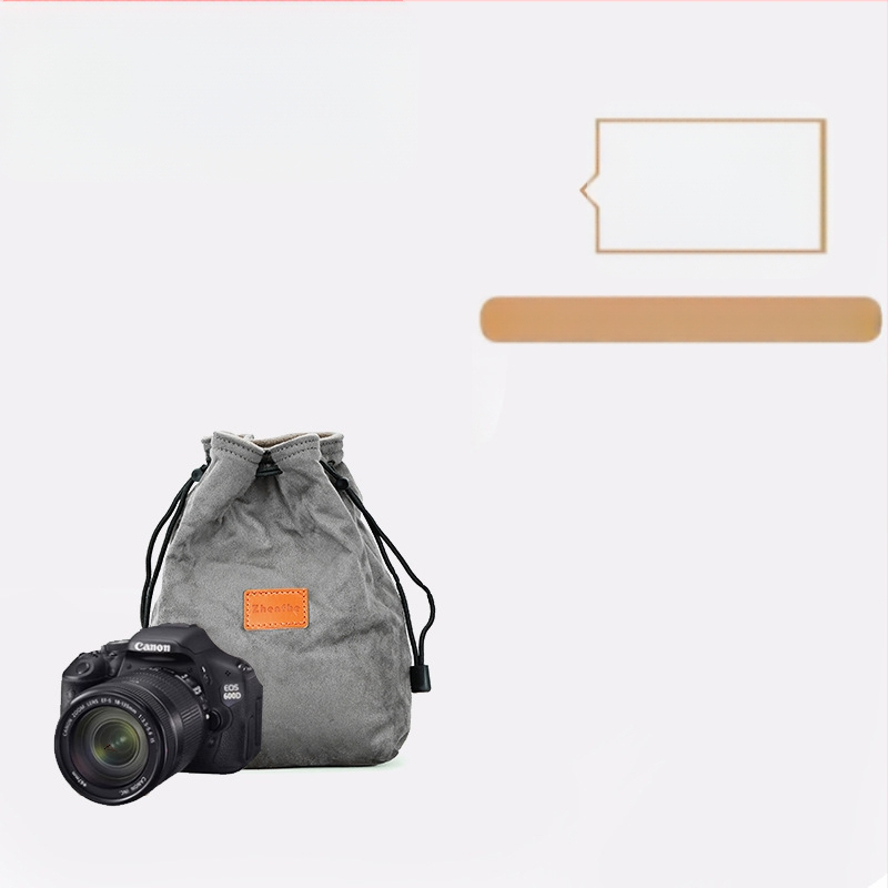 Sisemine liner mirrorless/SLR-kaamera jaoks plušise polsterdusega — ultra-kerge kaitseümbris Nikon, Canon, Sony, Fuji