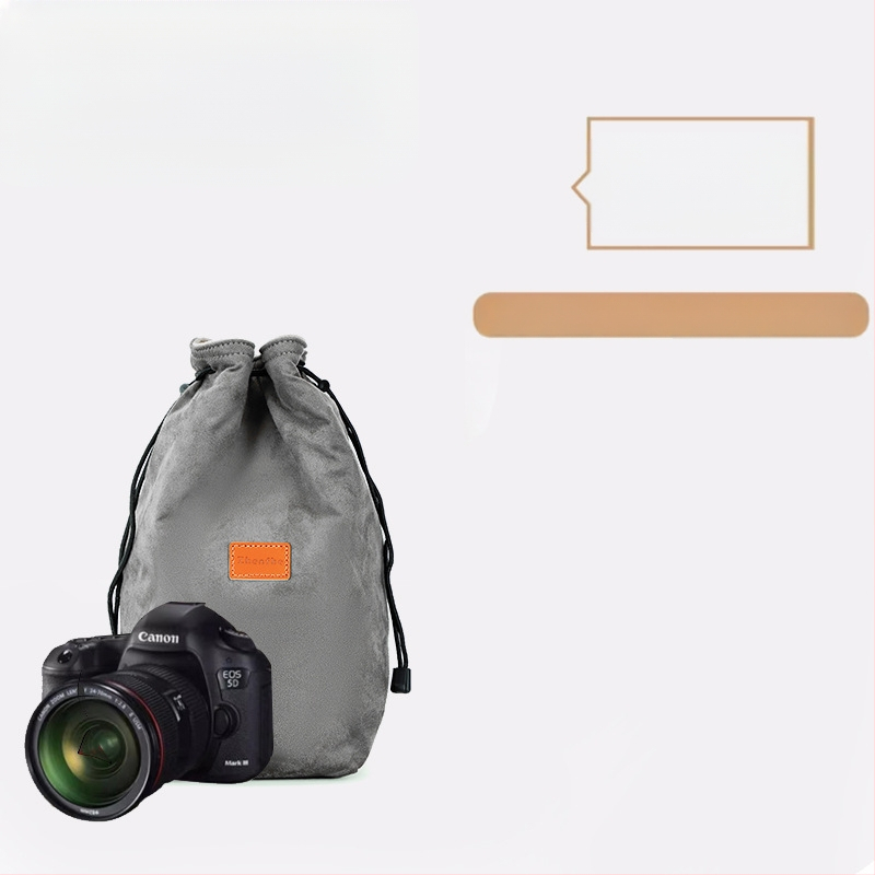 Sisemine liner mirrorless/SLR-kaamera jaoks plušise polsterdusega — ultra-kerge kaitseümbris Nikon, Canon, Sony, Fuji