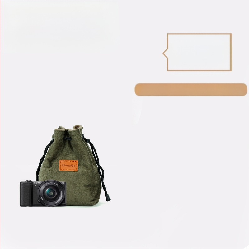 Sisemine liner mirrorless/SLR-kaamera jaoks plušise polsterdusega — ultra-kerge kaitseümbris Nikon, Canon, Sony, Fuji