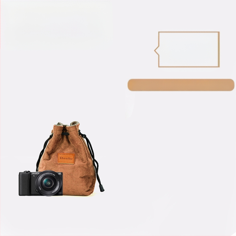 Sisemine liner mirrorless/SLR-kaamera jaoks plušise polsterdusega — ultra-kerge kaitseümbris Nikon, Canon, Sony, Fuji