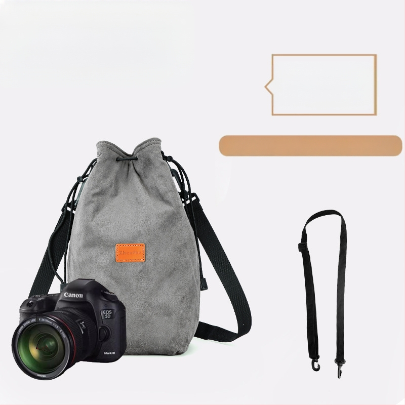 Sisemine liner mirrorless/SLR-kaamera jaoks plušise polsterdusega — ultra-kerge kaitseümbris Nikon, Canon, Sony, Fuji