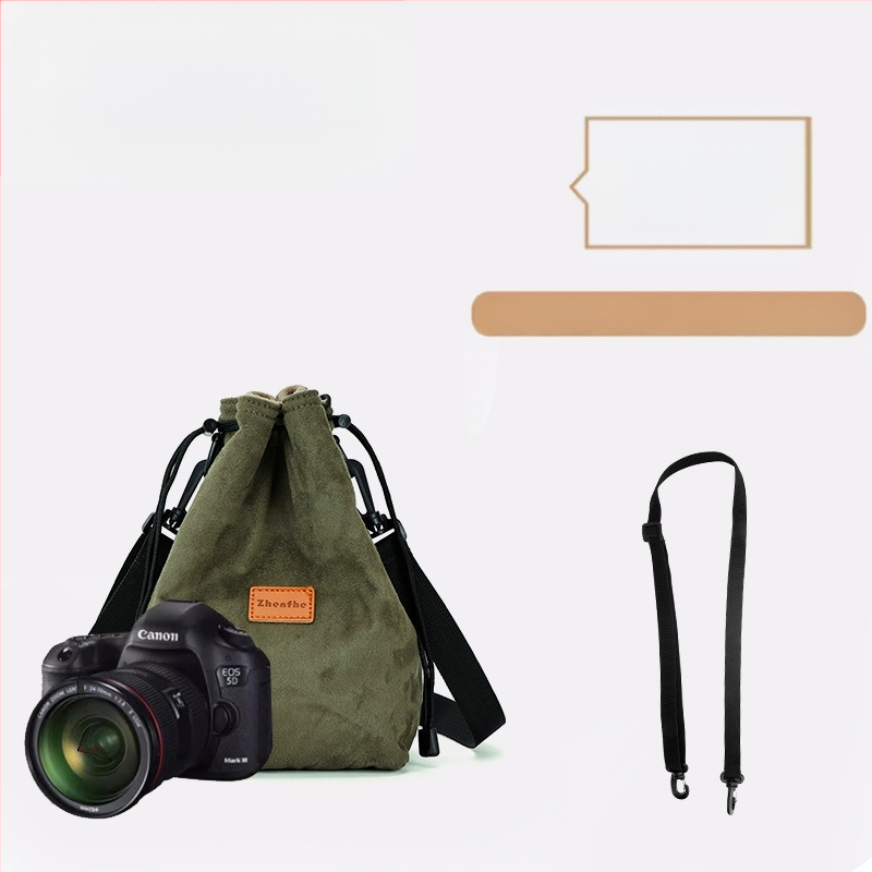 Sisemine liner mirrorless/SLR-kaamera jaoks plušise polsterdusega — ultra-kerge kaitseümbris Nikon, Canon, Sony, Fuji