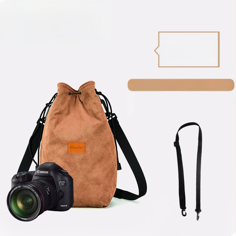 Sisemine liner mirrorless/SLR-kaamera jaoks plušise polsterdusega — ultra-kerge kaitseümbris Nikon, Canon, Sony, Fuji