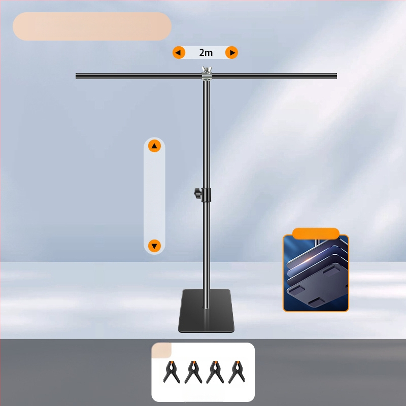 Extreme Shadow Tausta Statiiv Chromakey Taustaga tootekujutamiseks — raua ja ABS konstruktsioon