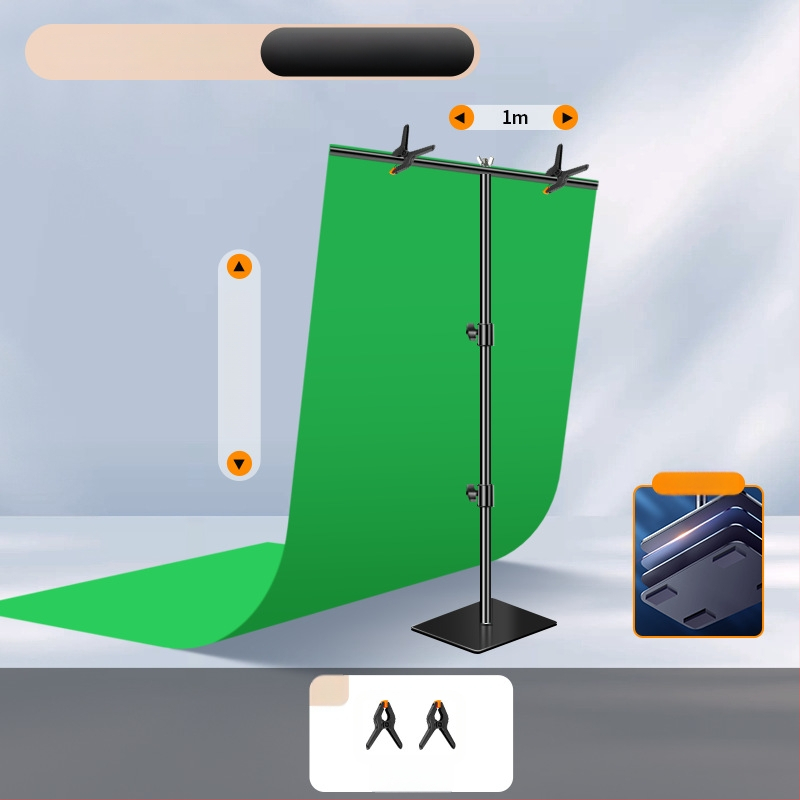 Extreme Shadow Tausta Statiiv Chromakey Taustaga tootekujutamiseks — raua ja ABS konstruktsioon