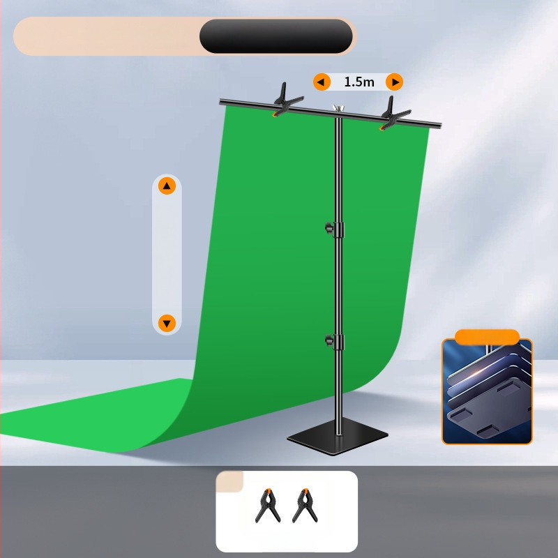 Extreme Shadow Tausta Statiiv Chromakey Taustaga tootekujutamiseks — raua ja ABS konstruktsioon